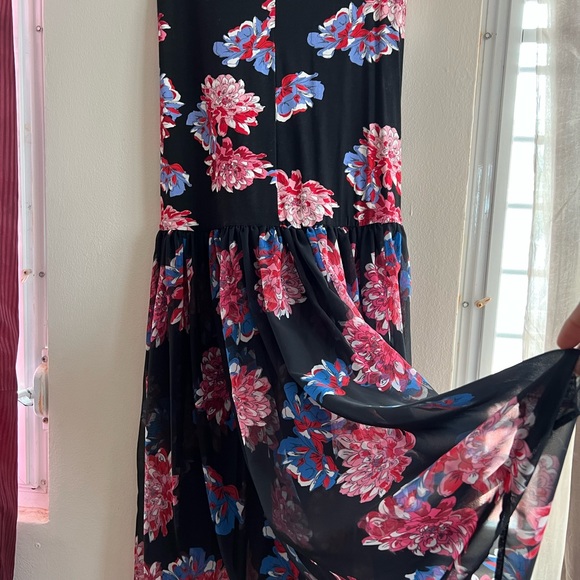 Free People Mermaid Semi-Sheer Maxi Skirt Floral - Picture 10 of 15